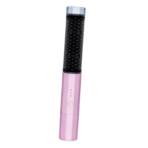 Brosse chauffante lissante sans fil rechargeable par USB pour le coiffage des cheveux