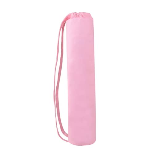 Jibiacb Yoga Mat Bag Waterproof Yoga Mat Holder Exercise Yoga Mat Carry Bag Yoga Mat Sling Bag For Women Men (Pink) #TOP5