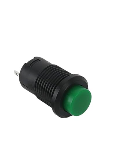 Interrupteur à bouton-poussoir 12mm vert résout les faux contacts électriques