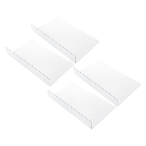 Unomor 4pcs Shower for Bathtub Corner Easy Installation Water Barrier for Washbasin and Sink Maintains Dry Floors and Stylish Bathroom Decor