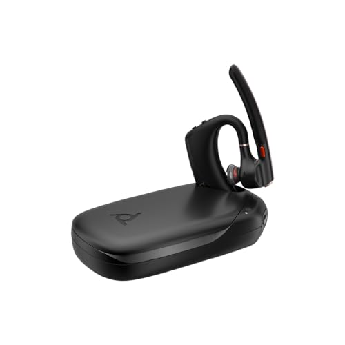 POLY Voyager Legend 50-M UC Bluetooth Headphones - NoiseBlockAI, WindSmart, Smart Sensor, 10 Hours Battery Life, Noise Cancelling, Charging Case, Black