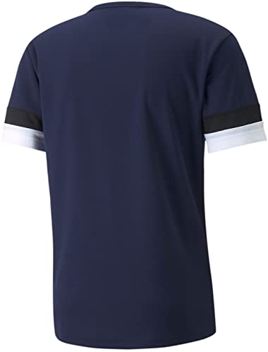 Puma - Camiseta masculina Teamrise, cor Peacoat/PUMA Preto/PUMA White, Tamanho: GG