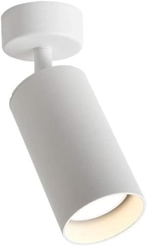 Foco empotrable LED de 7 W con ángulo ajustable, blanco, para hotel, restaurante, iluminación comercial, foco empotrable, fuente de luz desmontable antideslumbrante, luz de techo LED de lujo