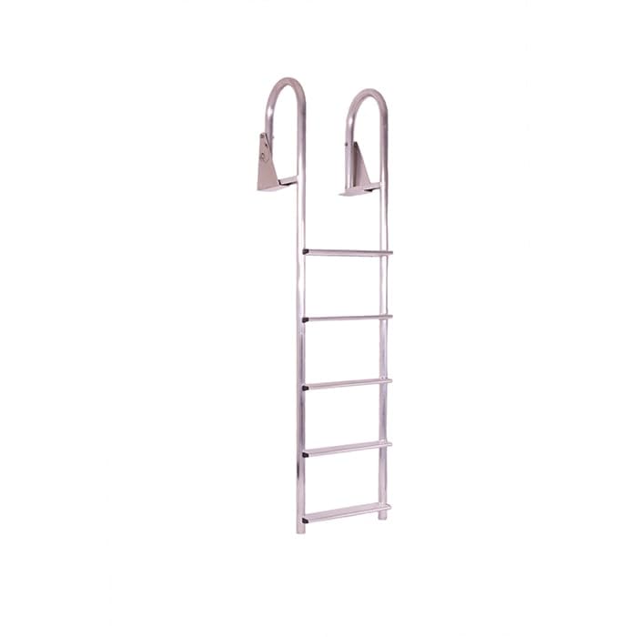 Dockmate Wide 5-Step Flip-Up Dock Ladder - 750-lb....
