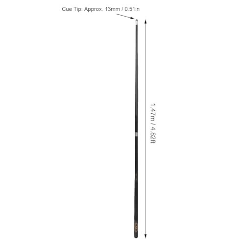 Taco de billar de carbono de 13 mm con agarre ergonómico miniatura 2