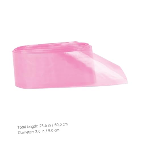 BIUDECO 200pcs Hook Line Bag Tattooing Supplies Tattoos Hook Sleeves Bags Pink Pvc - Image 3