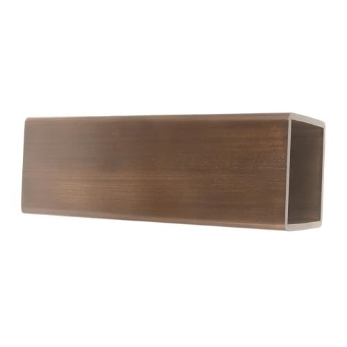 Porte-parapluies en bois massif carré 17,5 cm KICHOUSE pour l'entrée