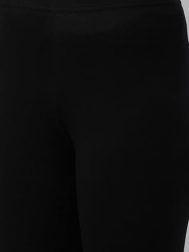 Image of JUNEBERRY Cotton Lycra Skinny Fit Leggings for Women & Girls (Sizes: S to 2XL) (Colors: Black, Beige, White, Grey, Brown, Pink & Wine)