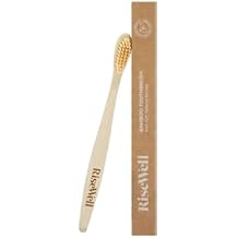 RiseWell Soft Bamboo Toothbrush Soft Toothbrush for Kids and Adults, BPA Free, Natural Bamboo Handle, Gentle on Gums, Made by Dentist Toothbrush for Daily Teeth Care, Oral Hygiene & Family Use