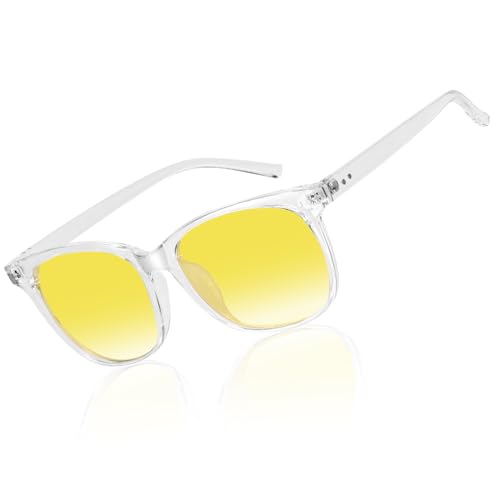 HAOLOTA Fit Over Glasses Sunglasses for Women Men Polarized Classic Rectange Fitover Shades UV Protection