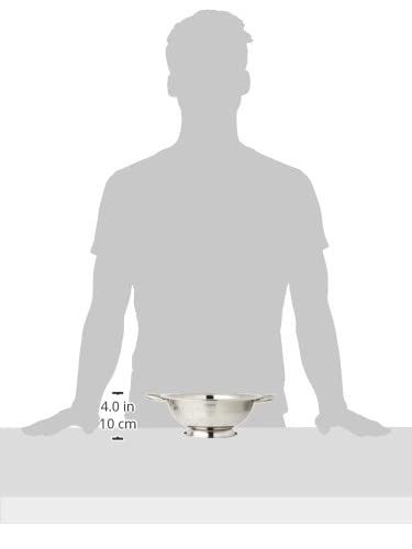 Image of Winco Stainless Steel Colander with Base, 3-Quart