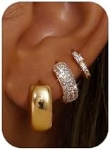 LOLIAS Small 14K Gold Plated Chunky Hoop...