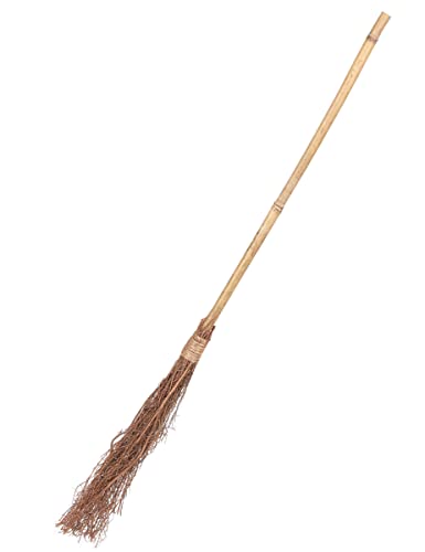 DEGUISE TOI - Balai de sorcière en Bois 88 cm - [Baguette/Balais/Cannes/Sceptres/Batons/F