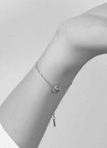 Silver Charm Bracelet for Women - Sterling Silver Pickleball Bracelet with Rhodium Plated Ball | Gift for Pickleball Players, Pickleball Gifts for Women, Graduation Gift - Image 2