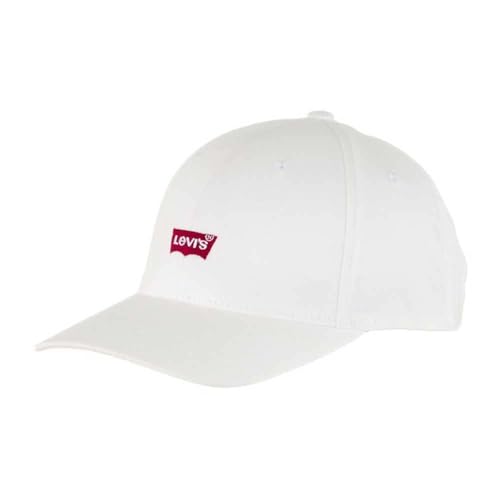 Levi's Men's Housemark Flexfit Cap, Regular White, UN