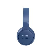 JBL Tune 660 BTNC On-Ear active Noise Cancelling Kopfhörer – JBL Pure Bass Sound – Via Bluetooth - oder Kabel-Verbindung – Blau – Ansicht 2