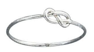 Sterling Silver Infinity Wire Knot Ring Size 4-10