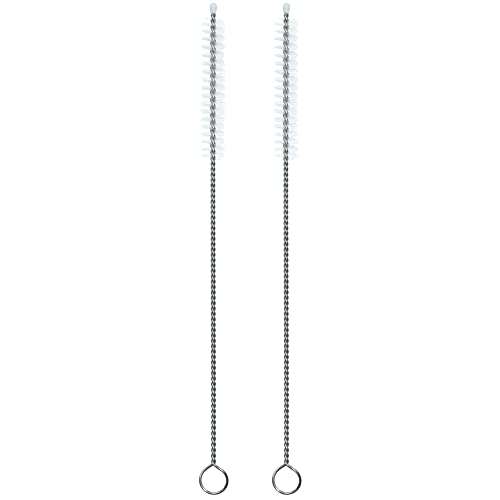 Straw Cleaner Brush with Stainless Steel Handle (2 pcs)