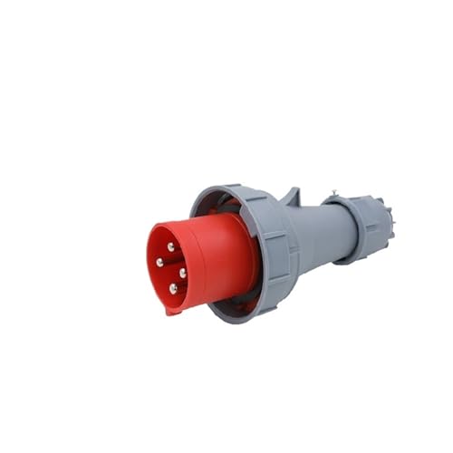 Enchufe de 4 núcleos 63a impermeable IP67 con conector industrial trifásico 2