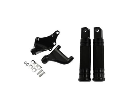 Cale pied moto passager noir pour partager la route en Sportster XL1200 48 2014-2019