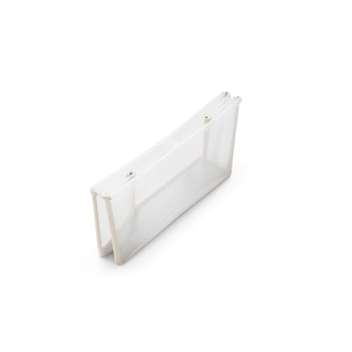 Image of Stokke Flexi Bath X-Large Bundle, Sandy Beige - Spacious Baby Bathtub + Newborn Support - Lightweight, Foldable & Easy to Store - Best for Ages 0-6