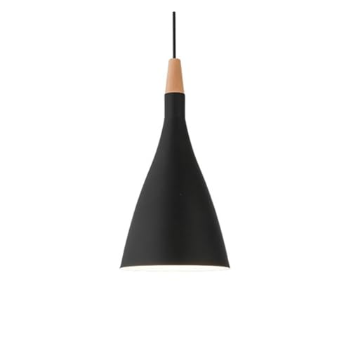 1 paquete: Lámparas colgantes industriales para cocina, candelabros modernos nórdicos de aluminio para techos planos e inclinados, iluminación de pasillos de restaurantes con pantalla de metal de 76,6