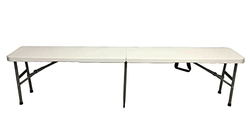 Banco Maleta 4 lugares 180x28x43cm Cor Branca