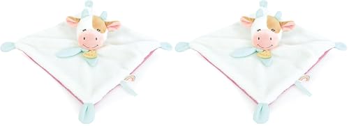 Peluche bébé Baby Nat' Pistache : doudou naissance sensoriel fille et garçon