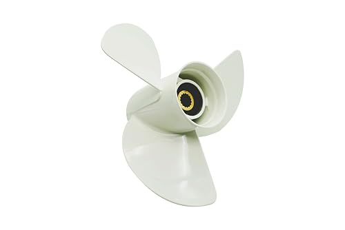 BOLT&GYRE Outboard Boat Propeller OEM Aluminum, Fit Yamaha Engines 60-130HP, 15 Spline Tooth (13 1/2 x 15-K) (13 1/2 x 15-K)