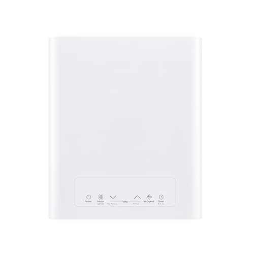 LG 8000 BTU (DOE) / (11000 ASHRAE) Portable Air Conditioner Cools 350 Sqft Easy Install, Remote Control, Washable Filter Eco-friendly AC Unit, White LP0825WFR - image 5