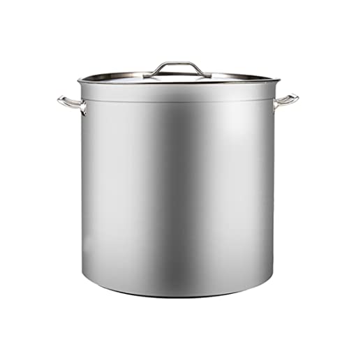 Seau à soupe en inox à fond composite épais pour mijoter sans attacher