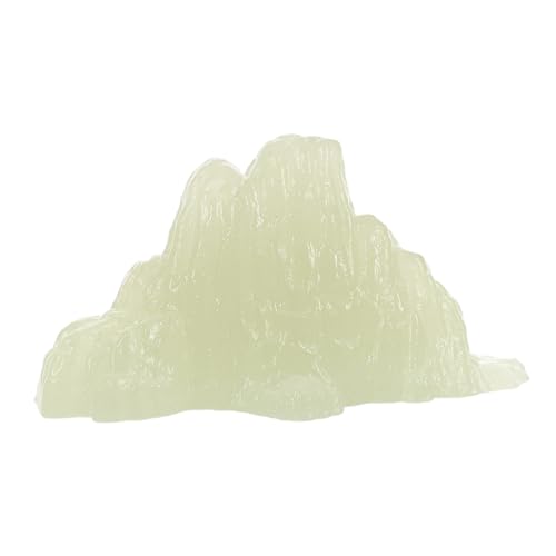 ifundom Glow Rocks for Fish Tanks Luminous Aquarium Gravel Decorative Stones for Garden Multipurpose Fish Tank Ornament Durable Glowing Rocks for Landscapes and Miniature Gardens