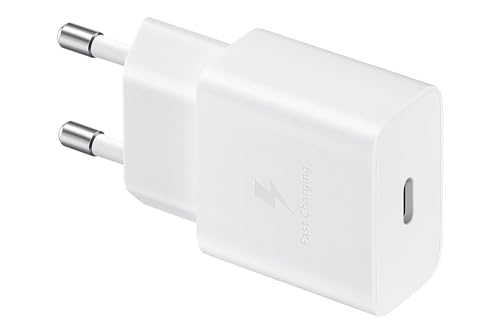 Image of Etguuds Charger Compatible with Samsung Super Fast 15W USB-C Super Fast Charger True 15W Fast Pd Charging Adapter Compatible for Samsung S /A /M /F Series Samsung M34 5G, M14 5G (White)