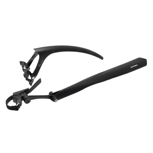 Guardabarros trasero para bicicletas plegables ligero y ajustable color negro