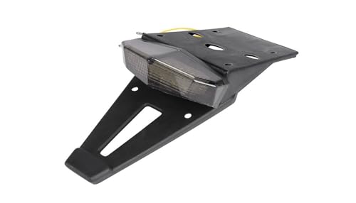 Feu arrière moto universel 12V avec garde-boue et clignotant de plaque