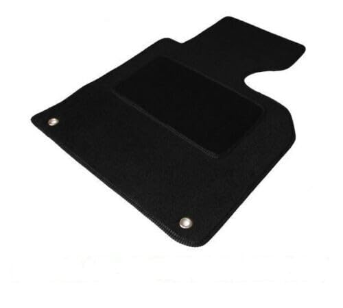 TAILORED TO FIT Volkswagen UP 2012 ON (2 Clips) - REPLACEMENT CARPET SINGLE DRIVERS SIDE MAT PREMIUM BLACK CAR MATS