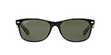 100% protección UV: Para proteger sus ojos de los dañinos rayos UV, estas gafas de sol Wayfarer Nueva se polarizan y se recubren con protección UV 100%. Las lentes 55 mm x 41 mm son duraderos y polarizada.