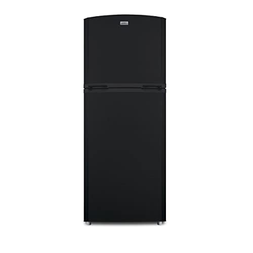 Summit Appliance FF1427BK Counter Depth Frost-Free Refrigerator-Freezer with a 26" Footprint, Adjustable Glass Shelves, Door Storage, Adjustable Thermostat and Reversible Smooth Black Doors #1