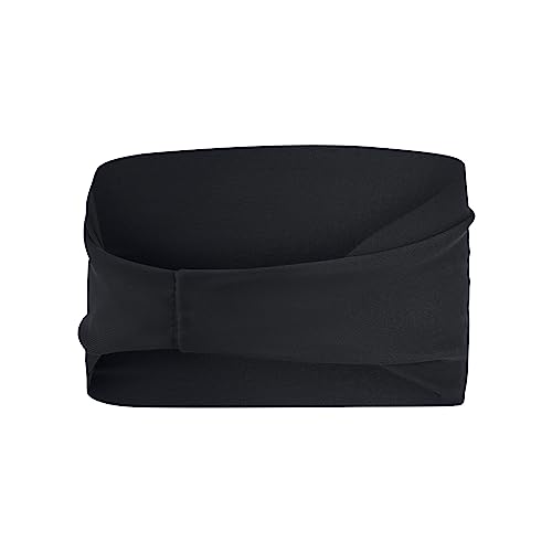 Under Armour unisex-adult Light Stretch Headband, (001) Black / /