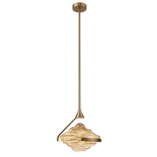 Suspension moderne en laiton et verre de haute qualité pour un éclairage de salon chic