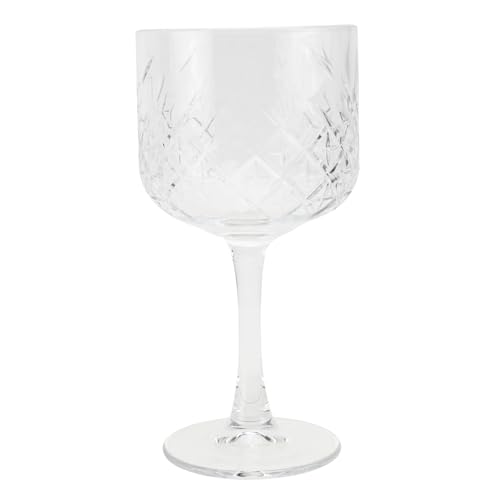 BEBEMOKO 1pezzi Bicchiere Da Vino Trasparente Con Design Creativo Coppa Decorativa Per Feste e Cerimonie Per Cocktail e Dessert Stabile e Sicuro Per Uso Domestico e Professionale
