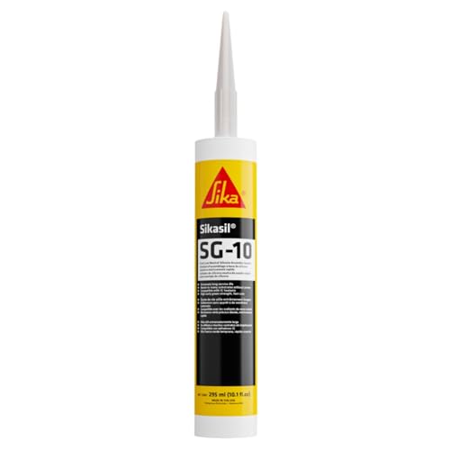 AP Products SIKASIL 017-412771 SG-10 Silicone Sealant - 295 ML, Clear