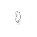 THOMAS SABO Hoop earring pink stones 925 Sterling Silver