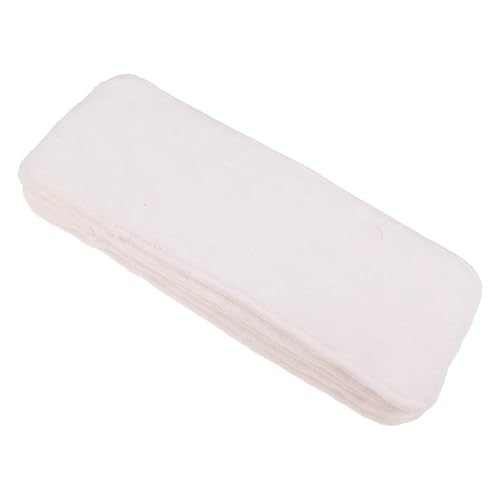 HEALSOPTHY Forros de Pañales Reutilizables para Bebés 5 Unidades 35x13,5 Cm, Absorbentes de Microfibra Suave de 3 Capas, Transpirables y Lavables para Recién Nacidos, Protección