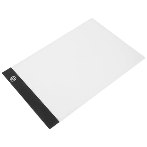 HINTRMENT Caja de Luz LED para Dibujar A4 200x300 Mm con Brillo Ajustable, Tablero de Dibujo Portátil para Caligrafía y Bocetos, Alimentado por USB con Pantalla de Plástico Segura