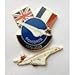 Produktbild 2er Set Concorde Passagier-Jet 1976 - 2003 Festschrift Schmelz Blazer Pin Anstecker