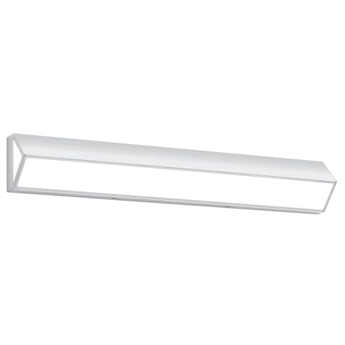 Image of 32-Inch LED Modern Bathroom Vanity Light Fixtures, Chrome Modern Acrylic Bathroom Wall Lighting Fixtures Over Mirror (Cool White 6000K)