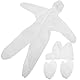 VALICLUD Einweg-Overall für Kinder Mit Elastischen Handgelenken Knöcheln und Kapuze no Porös Staublüftung Mit Handschuh und Schuhabdeckung