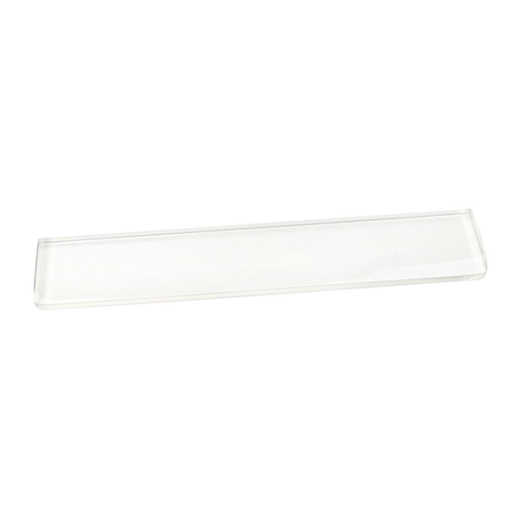 DOITOOL Handballenauflage für Mechanische Tastaturen Transparentes Epoxidharz Rutschfeste Unterseite Ergonomische Unterstützung für Büro und Gaming Langlebig und Zuverlässig