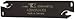 A2BNSN, 1.0236 Inch Blade Height, 0.1181 Inch Insert Width, Double End, Indexable Cutoff Blade